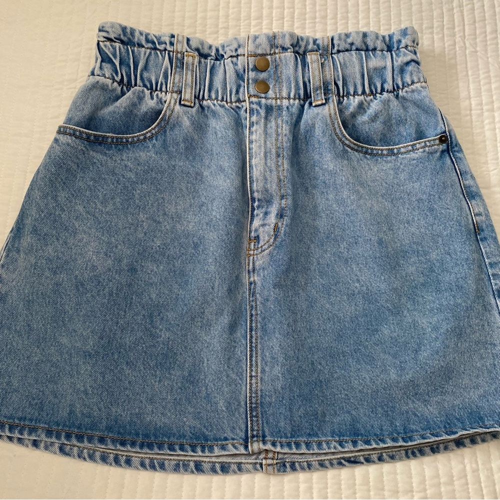 Y2K Mini Denim Skirt Size Jr 11